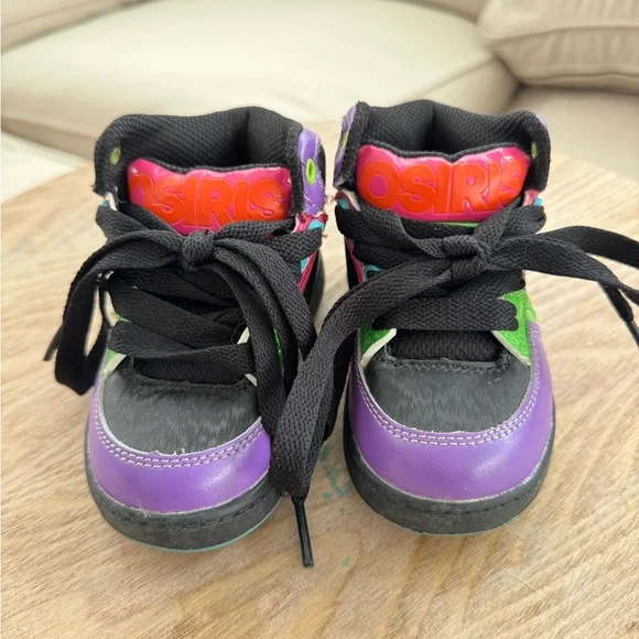 OSIRIS Baby High-Top Skate Sneakers Multicolor Urban Street Style Size 6 - Picture 2 of 8